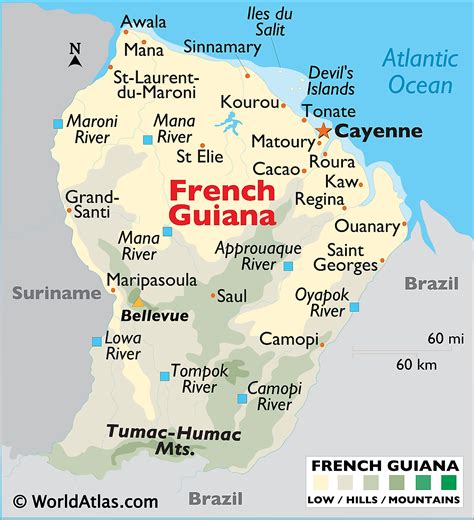 French Guiana Maps And Facts World Atlas