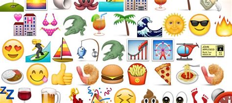 Vacation Emojis