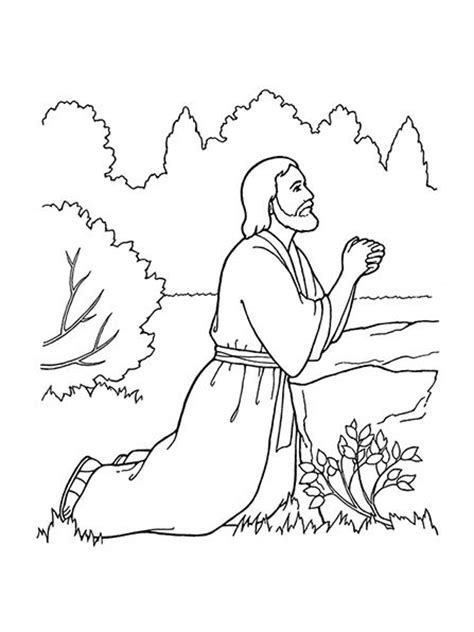 Jesus Praying In The Garden Of Gethsemane Clipart Clip Art Library