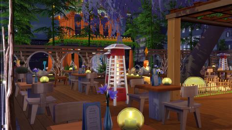 The Sims 4 Dine Out Building Ideas Simsvip