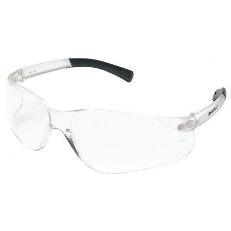 Mcr Safety Bearkat Safety Glasses Bk1 Series Uv Af Anti Scratch Coating Wraparound Frameless