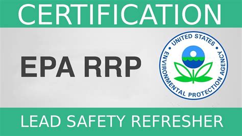 The Renovator Online Epa Rrp Certification Refresher Introduction To And How To Enroll Youtube
