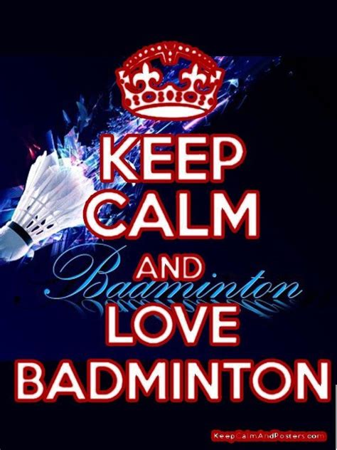 Maybe you would like to learn more about one of these? i seriously love playing badminton! I trained three times ...