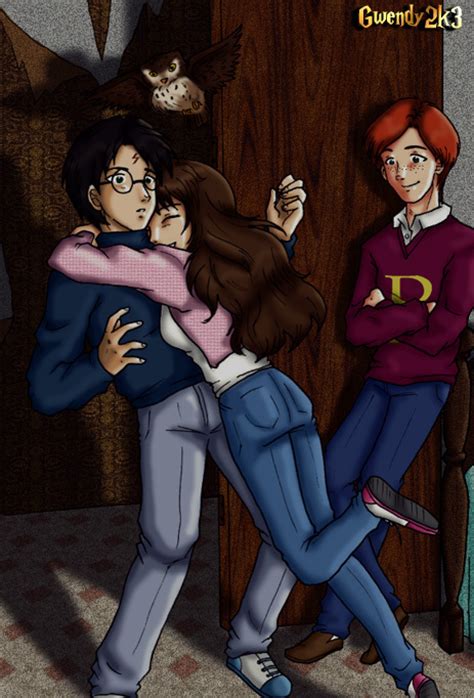 Hermione And Harry Harry And Hermione Fan Art 7132874 Fanpop