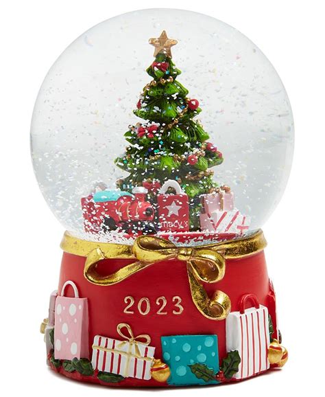 Holiday Lane Christmas Cheer 2023 Annual Christmas Snow Globe Created
