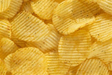 Handful Of Yellow Potato Chips Stock Photo Image Of Chips Calories