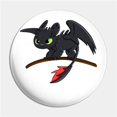 Cute Toothless Baby Dragon From Cartoon How To Train Your Dragon