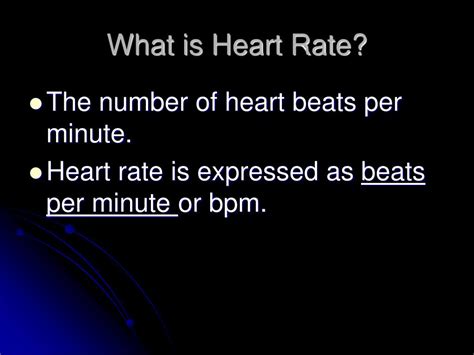 Ppt What Is Heart Rate Powerpoint Presentation Free Download Id