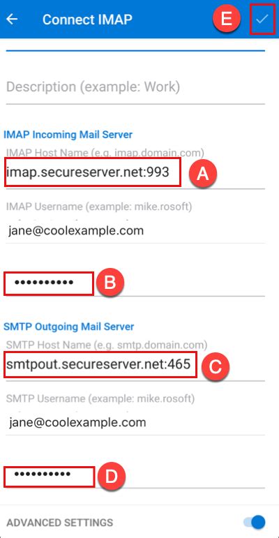 How To Set Up Imap Account On Andriod Plorasb