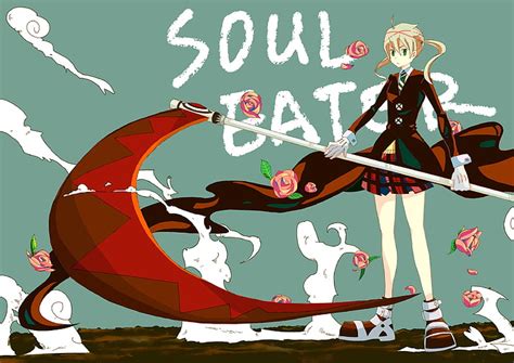 Hd Wallpaper Soul Eater Maka Albarn Anime Anime Girls Scythe