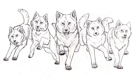 Wolf Pack By Inarium On Deviantart