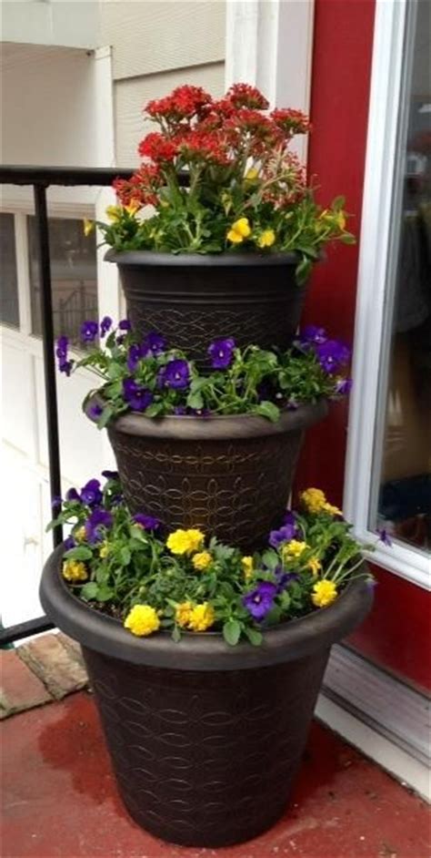 64 Best Diy Tiered Planter Images On Pinterest Tiered