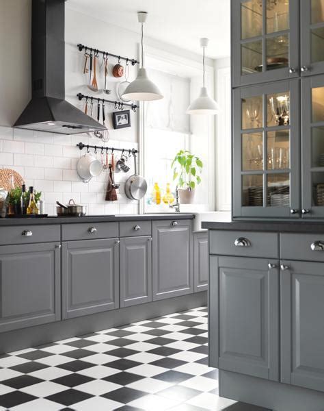 Carved painted inlaid with gold or minimalistic flat panels are some of the varieties of dark wood style cabinetry you ll see in this collection. 66 Gray Kitchen Design Ideas - Decoholic
