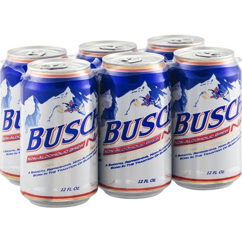 Busch Non Alcoholic Brew 6 Pk Buehlers