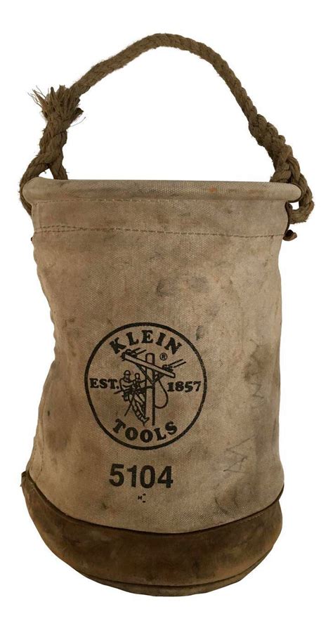 Vintage Large Canvas Tool Bag With Leather Trim On In 2023
