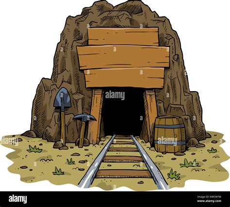 Cartoon Mine Entrance High Resolution Stock Photography And Images Alamy