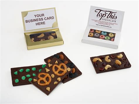 Chocolate Business Cards 12 Top This Chocolate