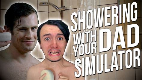 Father And Sonshowering Together Showering With Your Dad