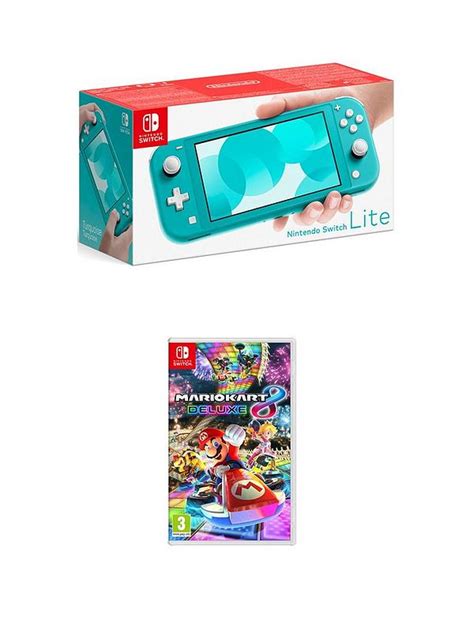Nintendo Switch Lite 32gb Gray And Super Mario Party Bundle Art