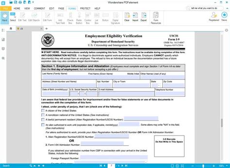 I 9 Employment Form Printable Example Calendar Printable Gambaran Vrogue