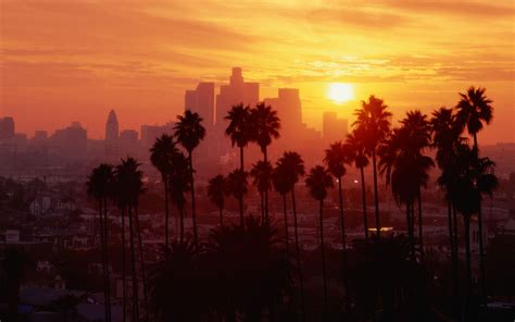 Los Angeles Sunset Wallpapers 4k Hd Los Angeles Sunset Backgrounds