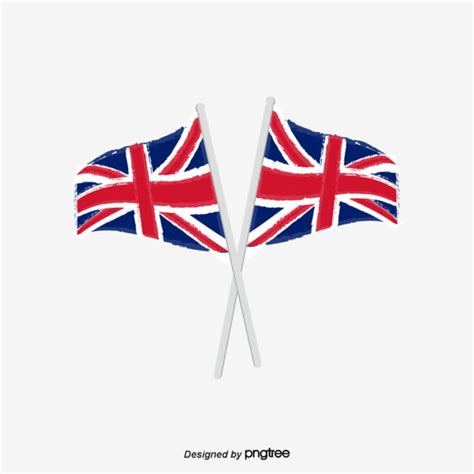 The British Flag Flying In Vector National Flag Flagpole Vectors Png