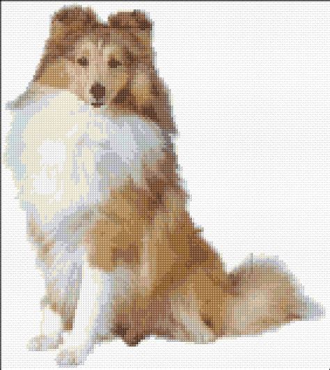 Sheltie cross stitch pattern, dog cross stitch, sheltie dog, kawaii cross stitch, animal cross stitch, instant download pdf sinnabunny 5 out of 5 stars (454) Cross Stitch | Sheltie xstitch Chart | Design
