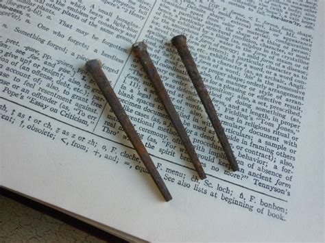 Antique Coffin Nails Square Cut Iron Nails By Blythhousecreations
