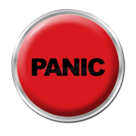 Panic Button Stock Illustration Illustration Of Isolated 6040552