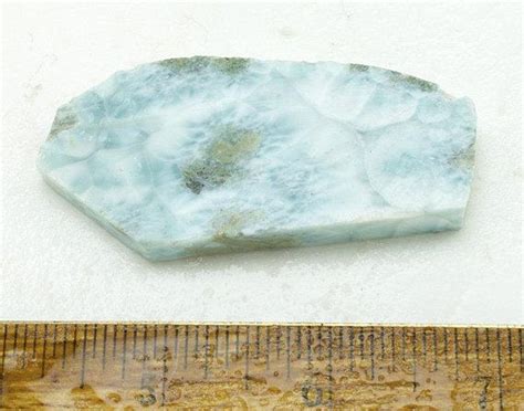 Larimar Slab Rough 46g Larimar Stone Blue Pectolite Etsy Larimar