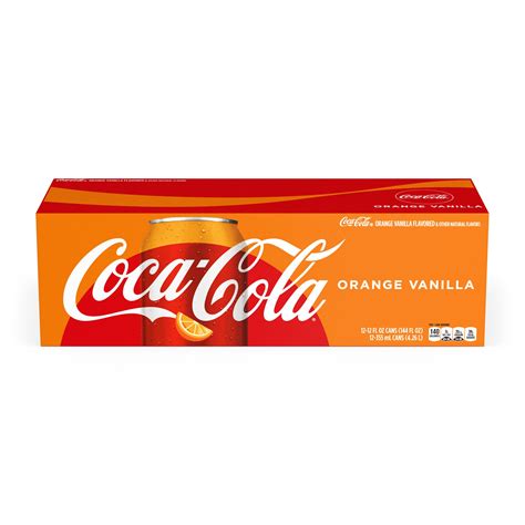 Coca Cola Orange Vanilla Coke 12 Oz Cans Shop Soda At H E B