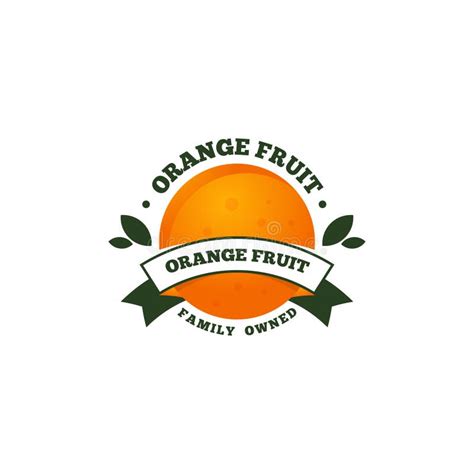 Fresh Fruit Logo Template Vector Fresh Orange Fruit Logo Template