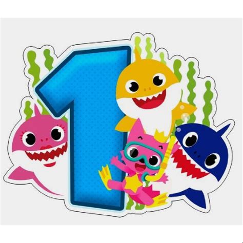 Ready Stock Baby Shark Topper Number Shopee Malaysia