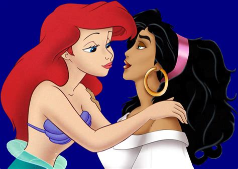 Esmeralda X Ariel Disney Crossover Fan Art Fanpop