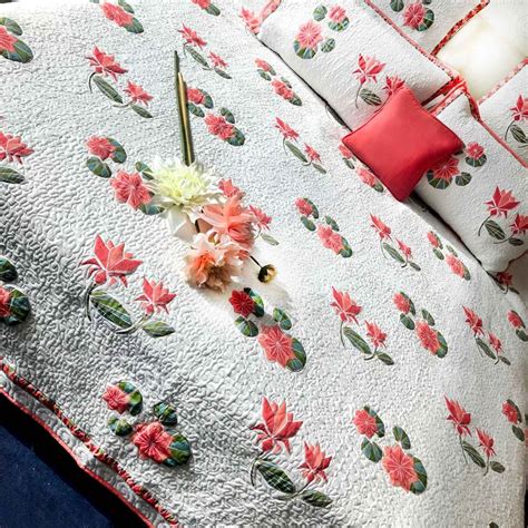 Penelope Parisian Panache Ravishing Peach 6 Piece Quilted Bedcover Set