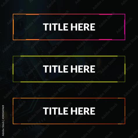 Plakat Twitch Streaming Element Twitch Panels Twitch Overlays