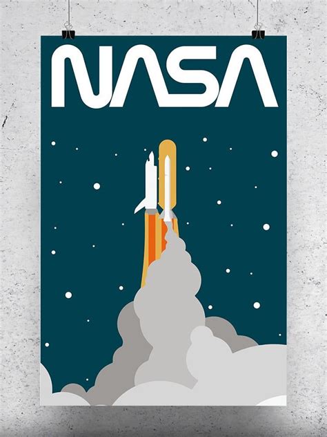 Nasa Rocket Launch Poster Nasa Designs