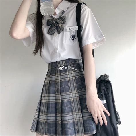 Aesthetic School Uniform Trang Phục Nữ Quần áo Thời Trang Cho Nữ