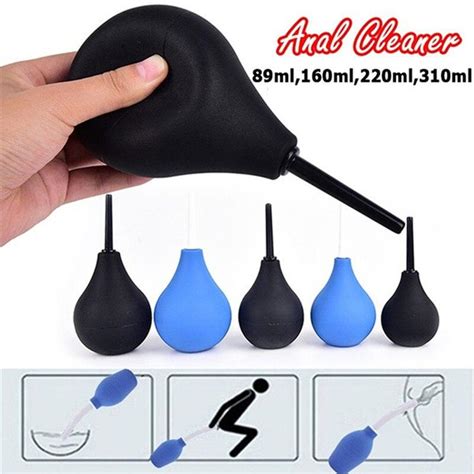 Buy Enema Cleaning Container Vagina Anal Cleaner Douche Bulb Design Medical Rubber Health