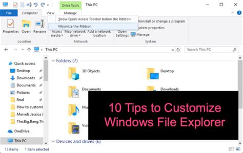 How To Customize Windows 10 File Explorer The Tech Zone Images