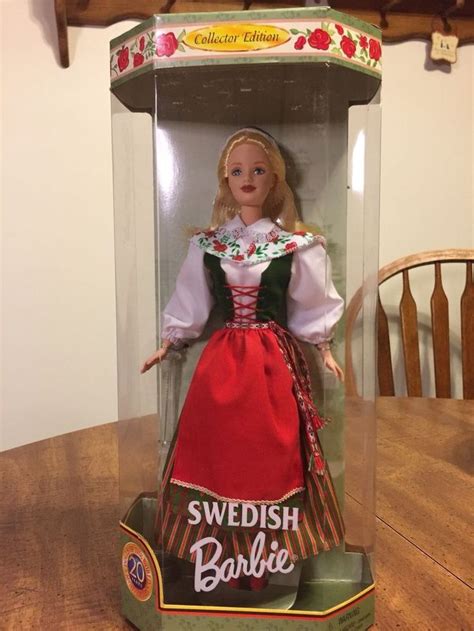 1999 swedish barbie collector edition dolls of the world mattel 24672 barbie swedish dolls