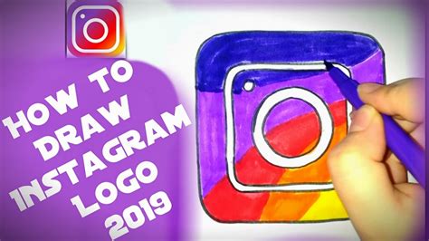 Draw Instagram Logo How To Draw Instagram Logo Easy Social The Best