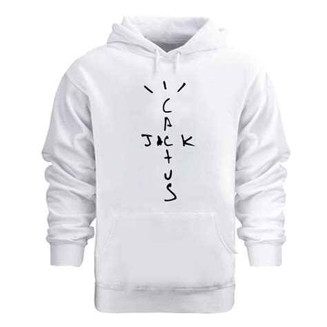 Cactus Jack Hoodie Unisex Pullover Cotton Hoodie Black And Etsy Canada