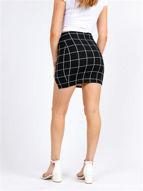 Checkered Mini Skirt Shop Now At Pseudio Pseudio