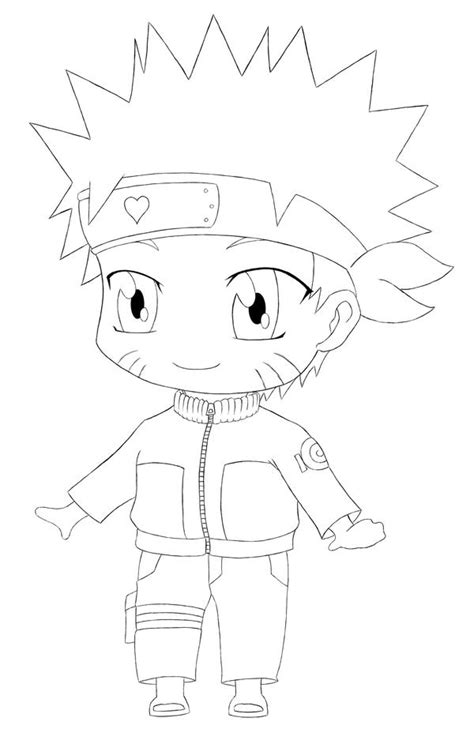 Naruto Chibi Coloring Coloring Pages