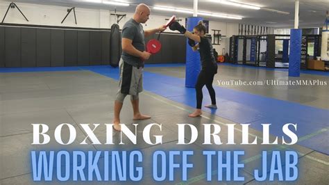 Boxing Drills Working Off The Jab Youtube