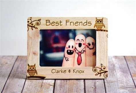 Best Friends Frame Personalized Photo Framebirthday Great Etsy