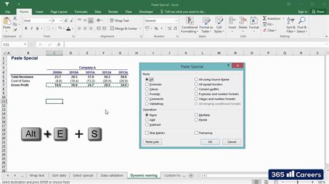 Paste Special Learn How To Apply Paste Special In Excel 2016 Youtube