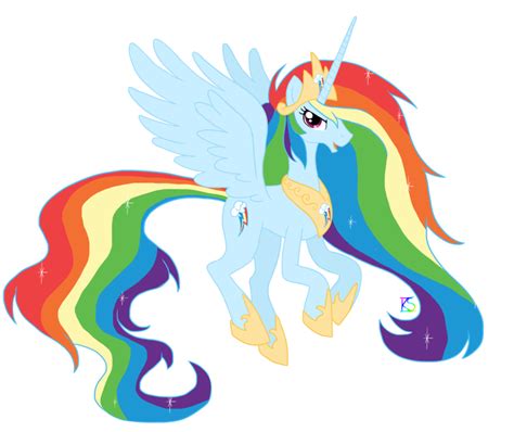Princess Rainbow Dash My Little Pony Friendship Is Magic Fan Art
