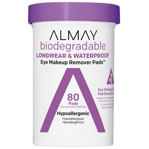 Almay Biodegradable Longwear And Waterproof Eye Makeup Remover Pads